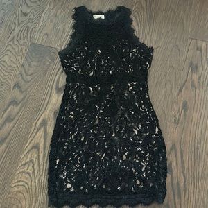 Black lace dress
